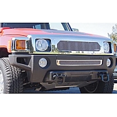 T-Rex Truck Products Grille Insert - Mesh Rectangular Polished Stainless Steel - 54293