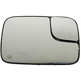 Help! By Dorman Exterior Mirror Glass Rectangular Power Single - 56273