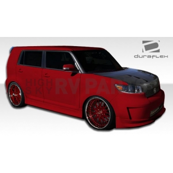 Extreme Dimensions Side Skirt - Primered Fiberglass Reinforced Plastic Black Set of 2 - 104120