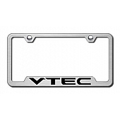 Automotive Gold License Plate Frame - Silver Stainless Steel - GFVTEES