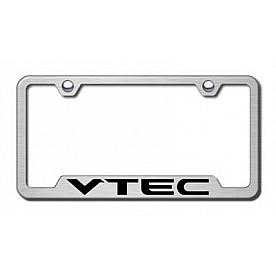 Automotive Gold License Plate Frame - Silver Stainless Steel - GFVTEES