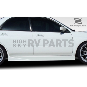 Extreme Dimensions Side Skirt - Primered Fiberglass Reinforced Plastic Black Set of 2 - 104167-2