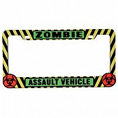 Pilot Automotive License Plate Frame - Green/ Black/ Yellow/ Red ABS Plastic - WL745