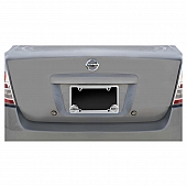 Pilot Automotive License Plate Frame - Silver Die Cast Zinc - WL071C