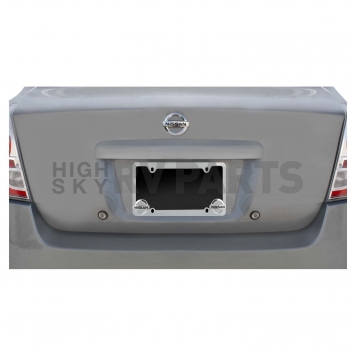 Pilot Automotive License Plate Frame - Silver Die Cast Zinc - WL071C