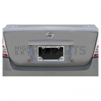 Pilot Automotive License Plate Frame - Silver Die Cast Zinc - WL071C