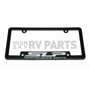 Street Legal Performance- SLP License Plate Frame - Black Polished - 59399