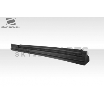 Extreme Dimensions Side Skirt - Primered Fiberglass Reinforced Plastic Black Set of 2 - 108987-1