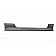 Extreme Dimensions Side Skirt - Primered Fiberglass Reinforced Plastic Black Set of 2 - 109070