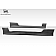 Extreme Dimensions Side Skirt - Primered Fiberglass Reinforced Plastic Black Set of 2 - 109070