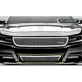 T-Rex Truck Products Bumper Grille Insert Mesh Polished Silver Stainless Steel - 55480