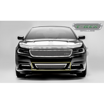 T-Rex Truck Products Bumper Grille Insert Mesh Polished Silver Stainless Steel - 55480-1