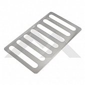 Crown Automotive Hood Vent - Stainless Steel Silver Single - RT34078