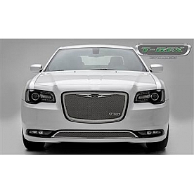 T-Rex Truck Products Grille Insert - Mesh Trapezoid Polished Stainless Steel - 54436