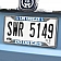 Fan Mat License Plate Frame - MLB Los Angeles Dodgers Logo Metal - 26617