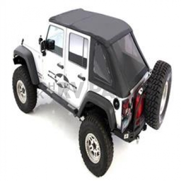 Smittybilt Soft Top - Black Diamond Fastback Top Fabric - 9073235