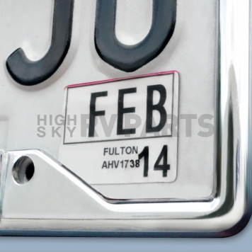 Fan Mat License Plate Frame - MLB Houton Astros Logo Metal - 26590-2