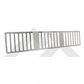 Crown Automotive Hood Vent - Stainless Steel Silver Single - RT34060