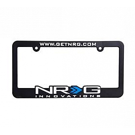 NRG Innovations License Plate Frame - Black - LPF100