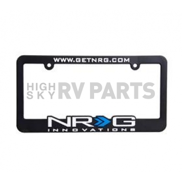 NRG Innovations License Plate Frame - Black - LPF100