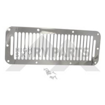 Crown Automotive Hood Vent - Stainless Steel Silver Single - RT34014