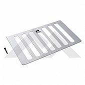 Crown Automotive Hood Vent - Stainless Steel Silver Single - RT34061