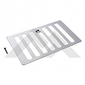 Crown Automotive Hood Vent - Stainless Steel Silver Single - RT34061