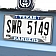 Fan Mat License Plate Frame - MLB Texas Rangers Logo Metal - 26737
