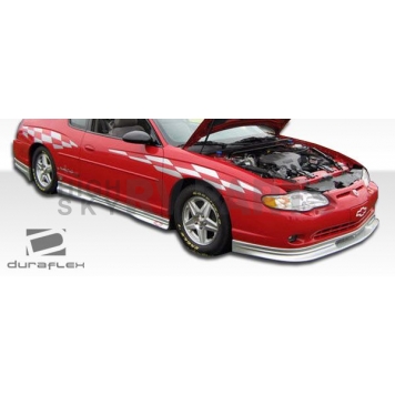Extreme Dimensions Side Skirt - Primered Fiberglass Reinforced Plastic Black Set of 2 - 104372-1