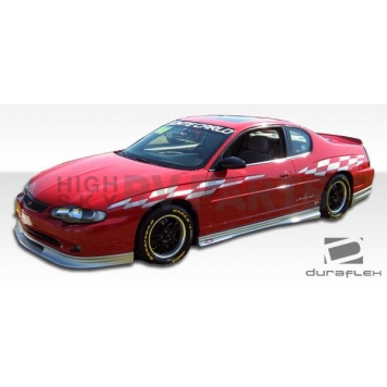 Extreme Dimensions Side Skirt - Primered Fiberglass Reinforced Plastic Black Set of 2 - 104372-4