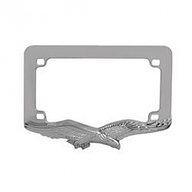 Pilot Automotive License Plate Frame - Silver Die Cast Zinc - WL114C