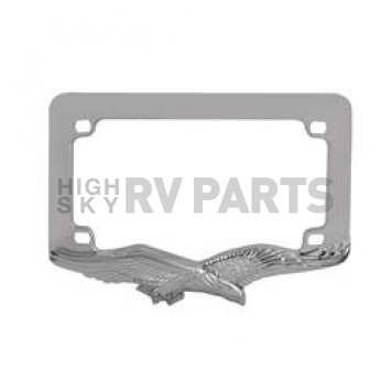 Pilot Automotive License Plate Frame - Silver Die Cast Zinc - WL114C