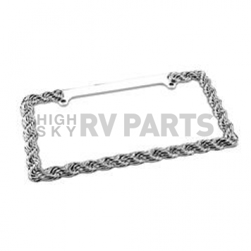 Pilot Automotive License Plate Frame - Silver Die Cast Zinc - WL119C