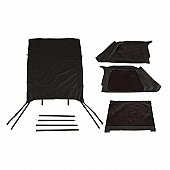 Rugged Ridge Soft Top - Black Standard Top Vinyl - 1379034