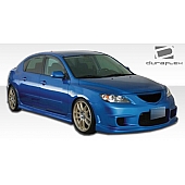 Extreme Dimensions Side Skirt - Primered Fiberglass Reinforced Plastic Black Set of 2 - 104481
