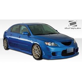 Extreme Dimensions Side Skirt - Primered Fiberglass Reinforced Plastic Black Set of 2 - 104481
