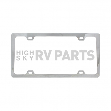 Pilot Automotive License Plate Frame - Silver Die Cast Zinc - WL126C-1