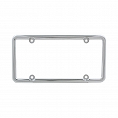 Pilot Automotive License Plate Frame - Silver Die Cast Zinc - WL127C