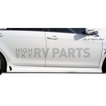 Extreme Dimensions Side Skirt - Primered Fiberglass Reinforced Plastic Black Set of 2 - 104351-2