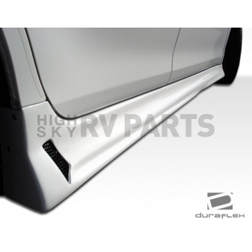 Extreme Dimensions Side Skirt - Primered Fiberglass Reinforced Plastic Black Set of 2 - 104351-7