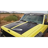Daystar Hood Vent - Polyurethane Black Set Of 2 - KJ71052BK