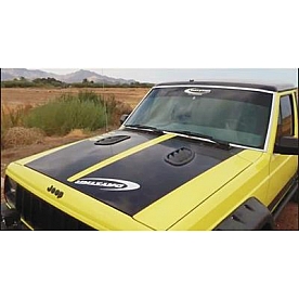 Daystar Hood Vent - Polyurethane Black Set Of 2 - KJ71052BK