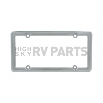 Pilot Automotive License Plate Frame - Silver Die Cast Zinc - WL129C-1