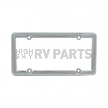 Pilot Automotive License Plate Frame - Silver Die Cast Zinc - WL129C-1