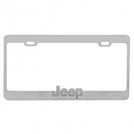 Pilot Automotive License Plate Frame - Silver Die Cast Zinc - WL130C