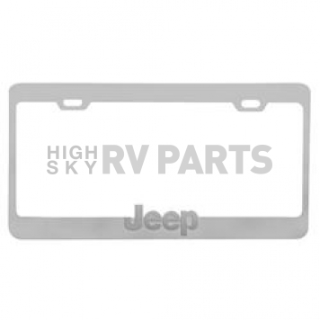 Pilot Automotive License Plate Frame - Silver Die Cast Zinc - WL130C