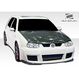 Extreme Dimensions Side Skirt - Primered Fiberglass Reinforced Plastic Black Set of 2 - 104522