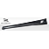 Extreme Dimensions Side Skirt - Primered Fiberglass Reinforced Plastic Black Set of 2 - 104522