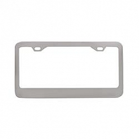 Pilot Automotive License Plate Frame - Silver Die Cast Zinc - WL201CB
