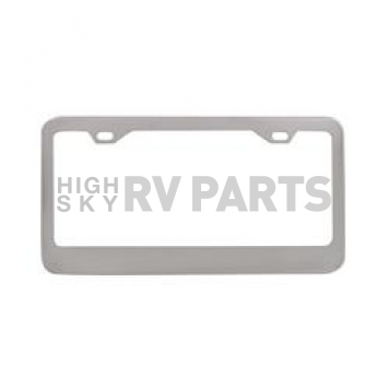 Pilot Automotive License Plate Frame - Silver Die Cast Zinc - WL201CB